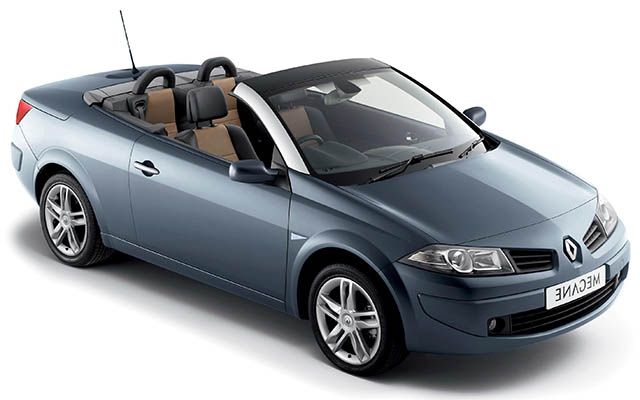 АРЕНДА АВТОМОБИЛЕЙ в Agia Pelagia Crete - Renault Megane Cabrio автомобили в аренду