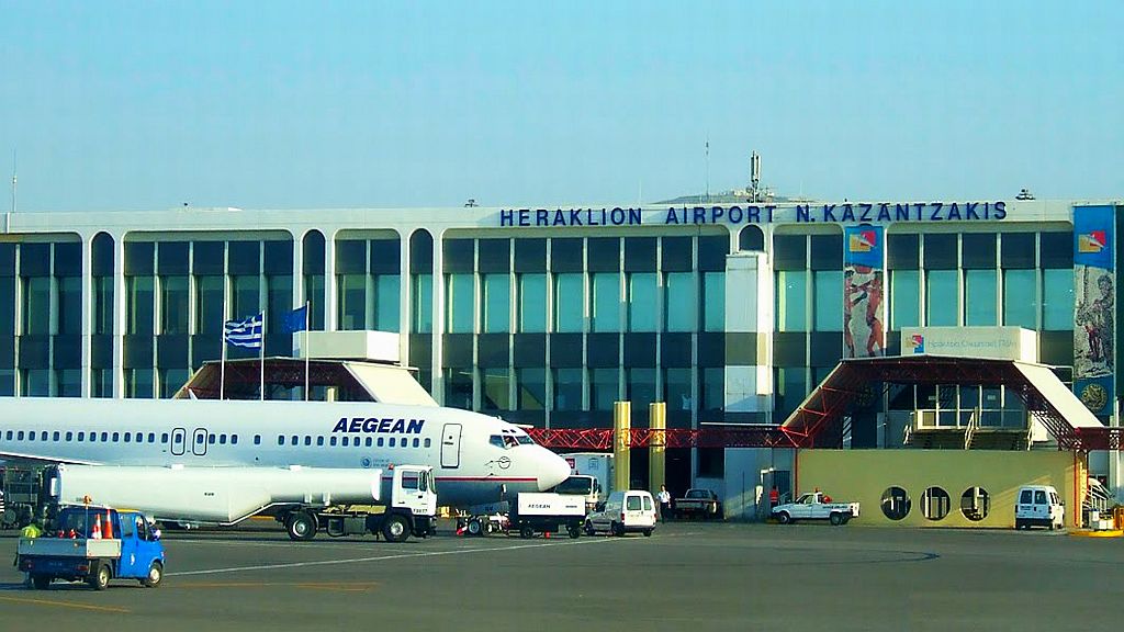 Heraklion International Airport Crete Greece - Car Rentals in Nikos Kazantzakis International airport of Heraklion Crete