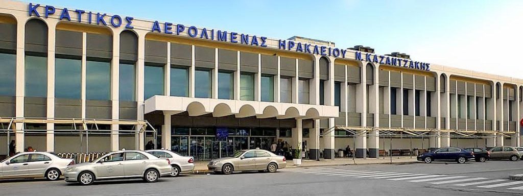 Heraklion Airport - International airport of Heraklion Nikos Kazantzakis (Heraklion Crete Greece)