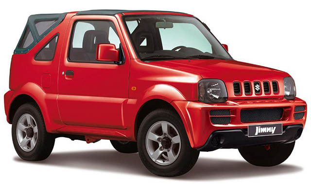 CAR RENTAL in Agia Pelagia Crete - SUZUKI Jimny Jeep 4x4 cars for rent